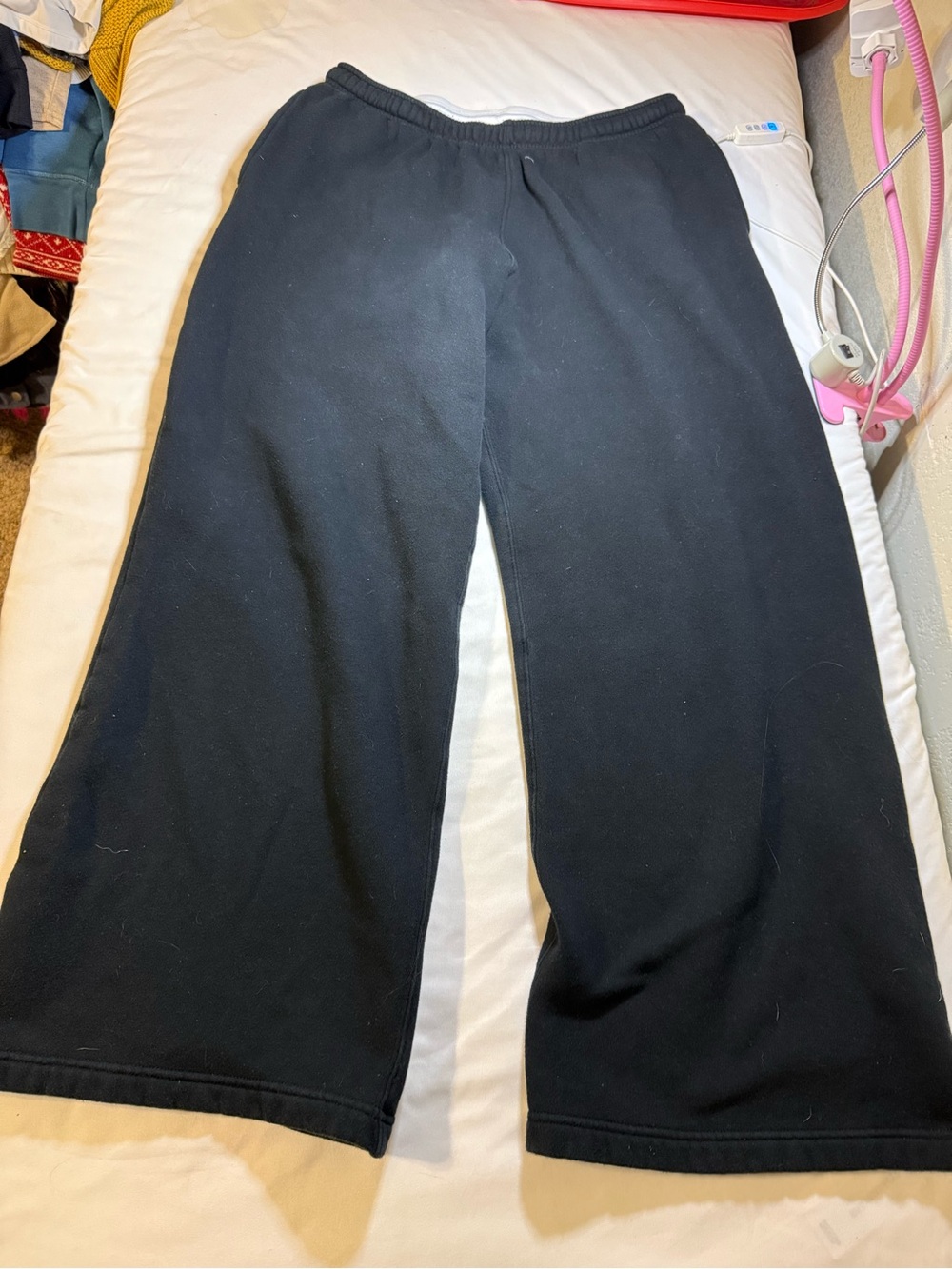 wild fable Black Wide-Leg Sweatpants